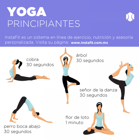 Posturas de yoga. (Foto: instafit.com.mx)